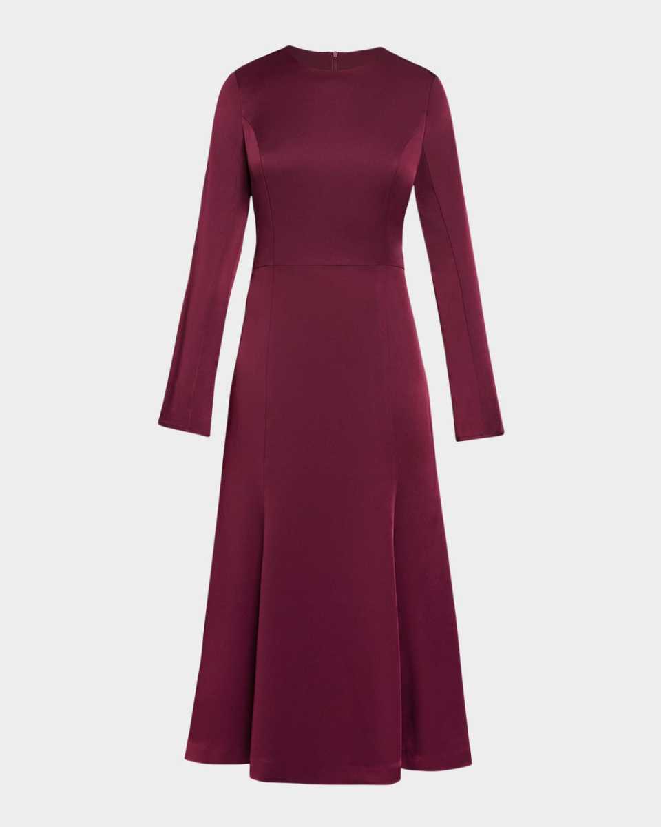 Charlize Cutout A-Line Midi Dress